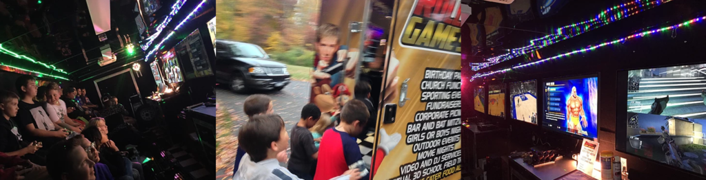 Video game truck birthday party for kids in New York City and Long Island