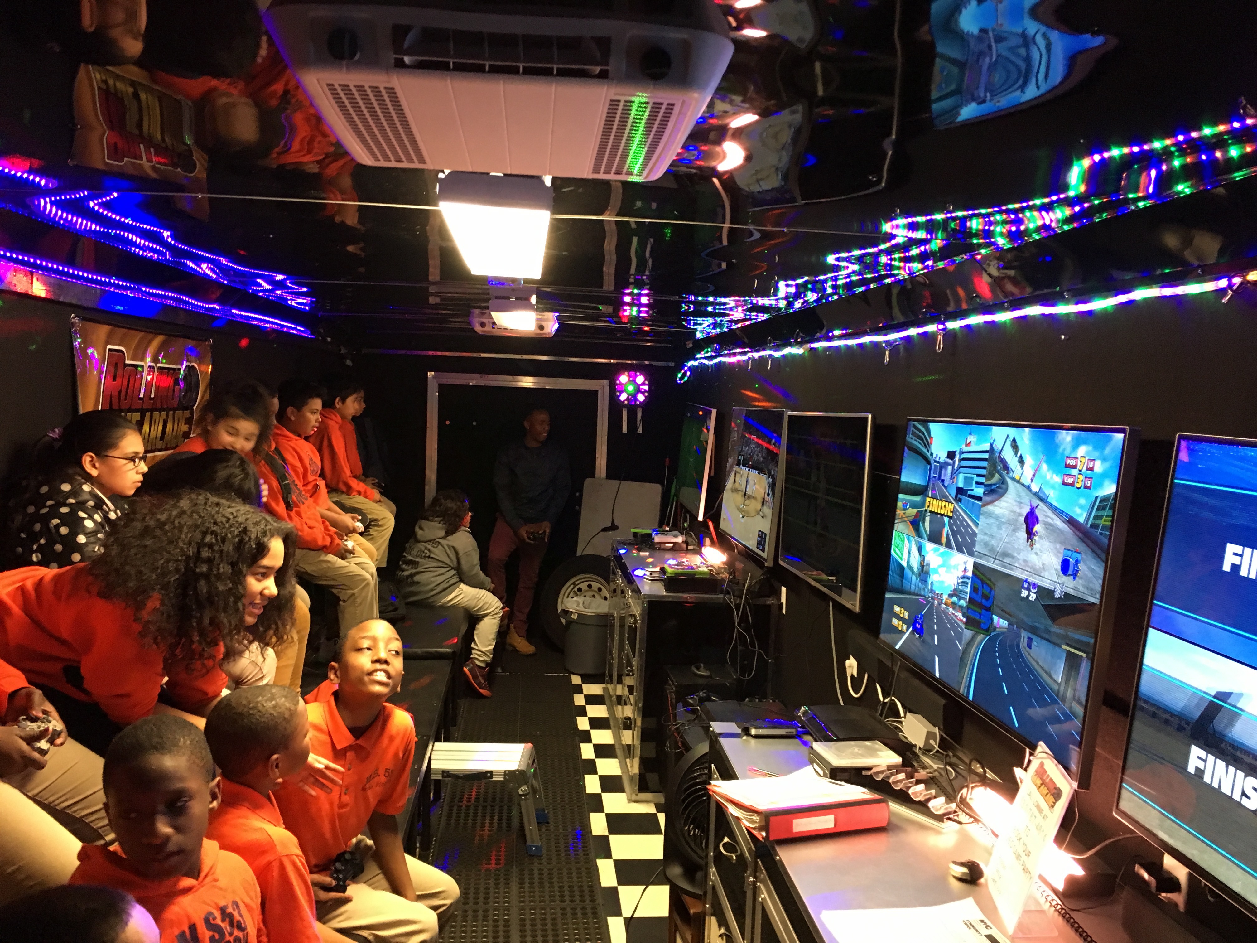 new york city long island video game  truck  birthday party  